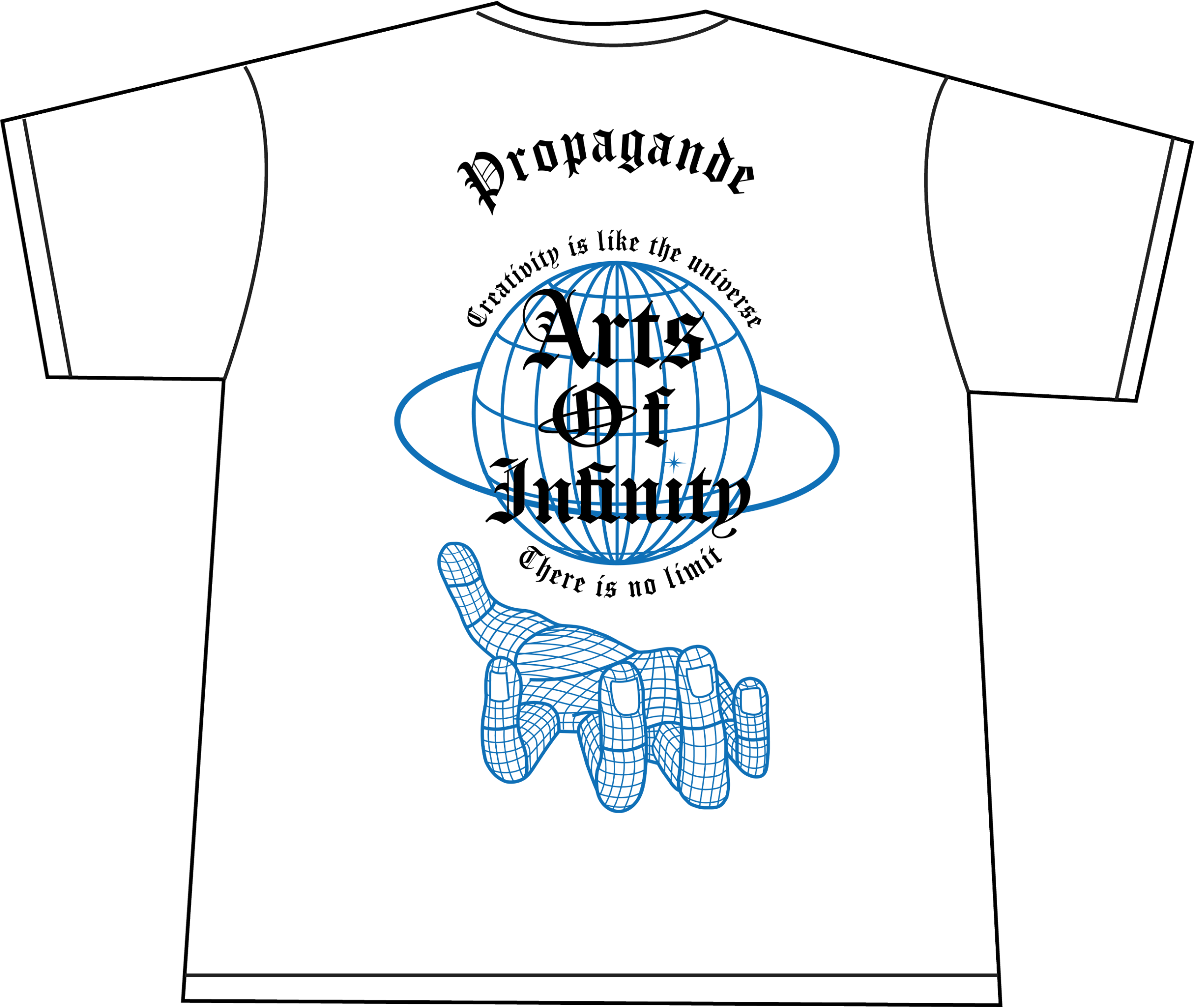 Mockup à plat du t-shirt blanc vue de derrière