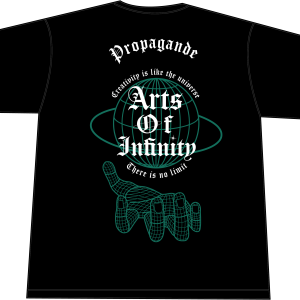 Mockup à plat du t-shirt noir vue de derrière
