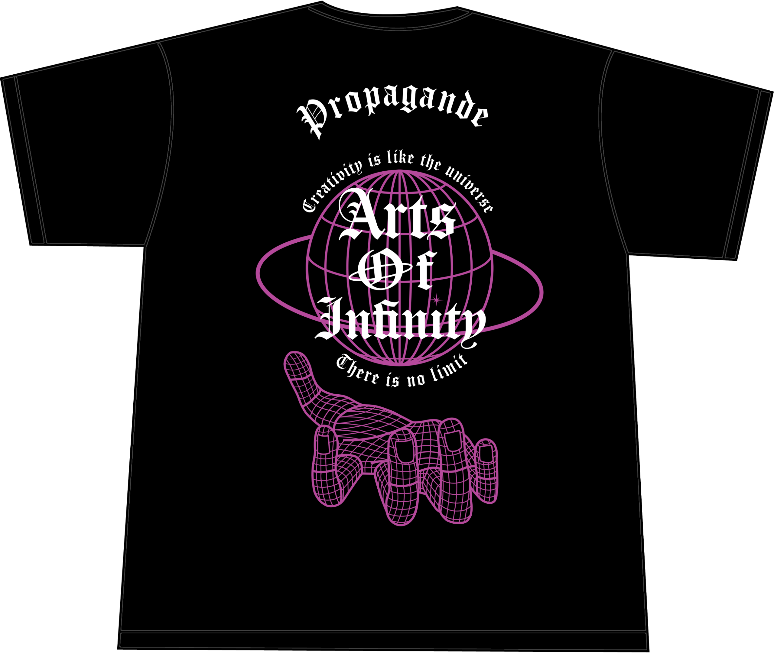 Mockup à plat du t-shirt rose vue de derrière