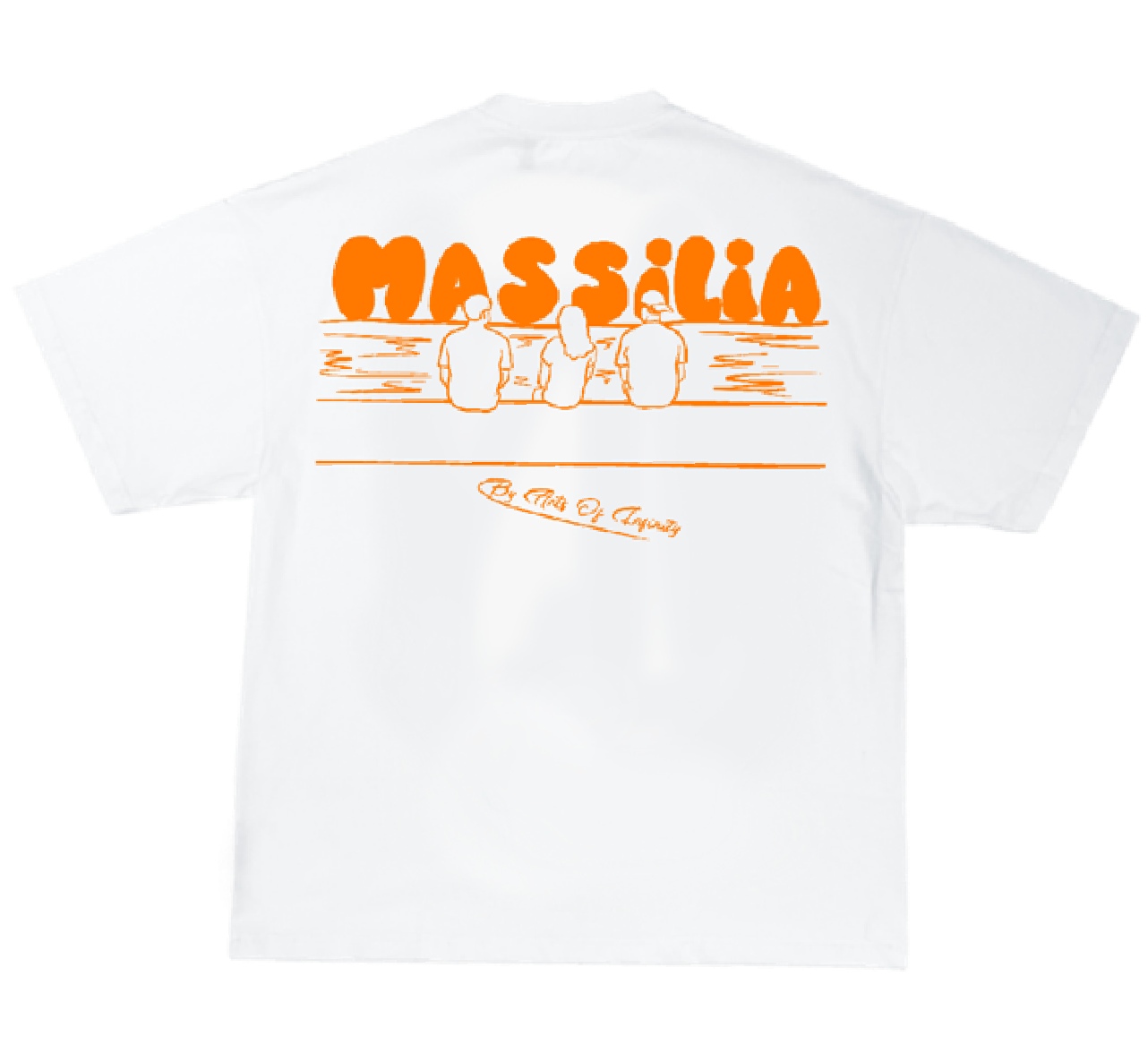 T-shirt Massilia vu de dos